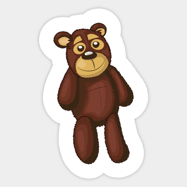 Cute Teddy Bear Sticker by nickemporium1